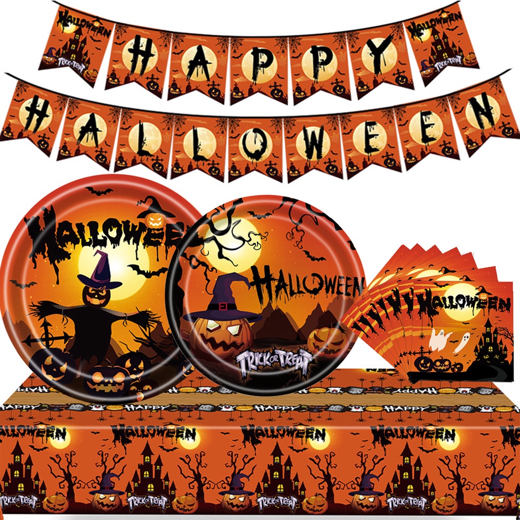 Khăn Giấy Trải Bàn Tiệc Halloween