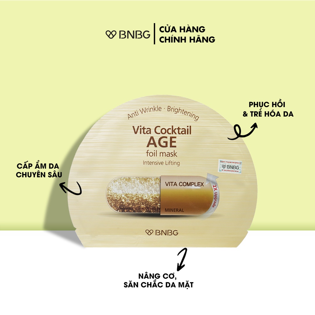 Mặt nạ giấy vitamin bnbg vita mask 30ml