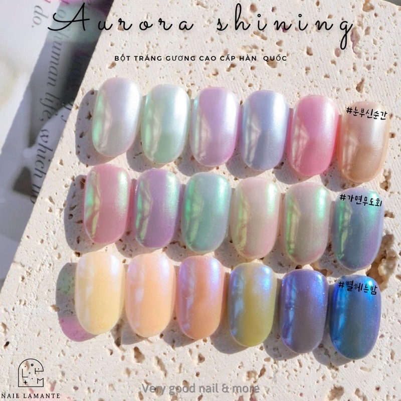 Shining moment - Bột tráng gương Aurora (0.2g/ lọ)