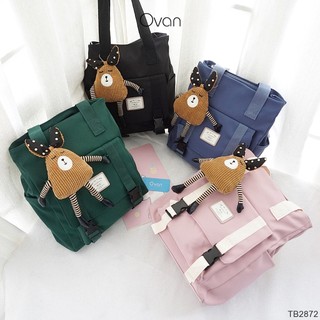 Túi tote Nữ canvas dù kèm móc treo thỏ Ovan.vn TB2872