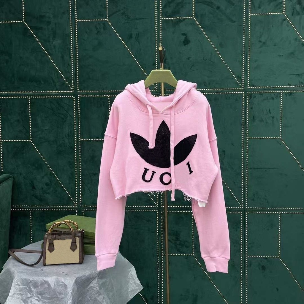 Áo Hoodie Cotton Hai Lớp Tay Dài In Chữ Thời Trang Mùa Thu 2022 Dành Cho Nữ