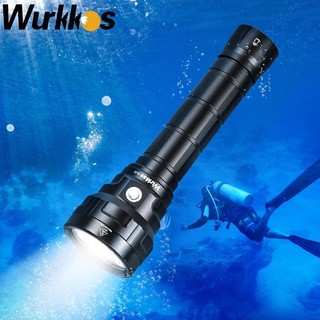 Đèn lặn chuyên nghiệp wurkkos dl40 ipx8 5000lumen 4*lh351d cri 90 5000k