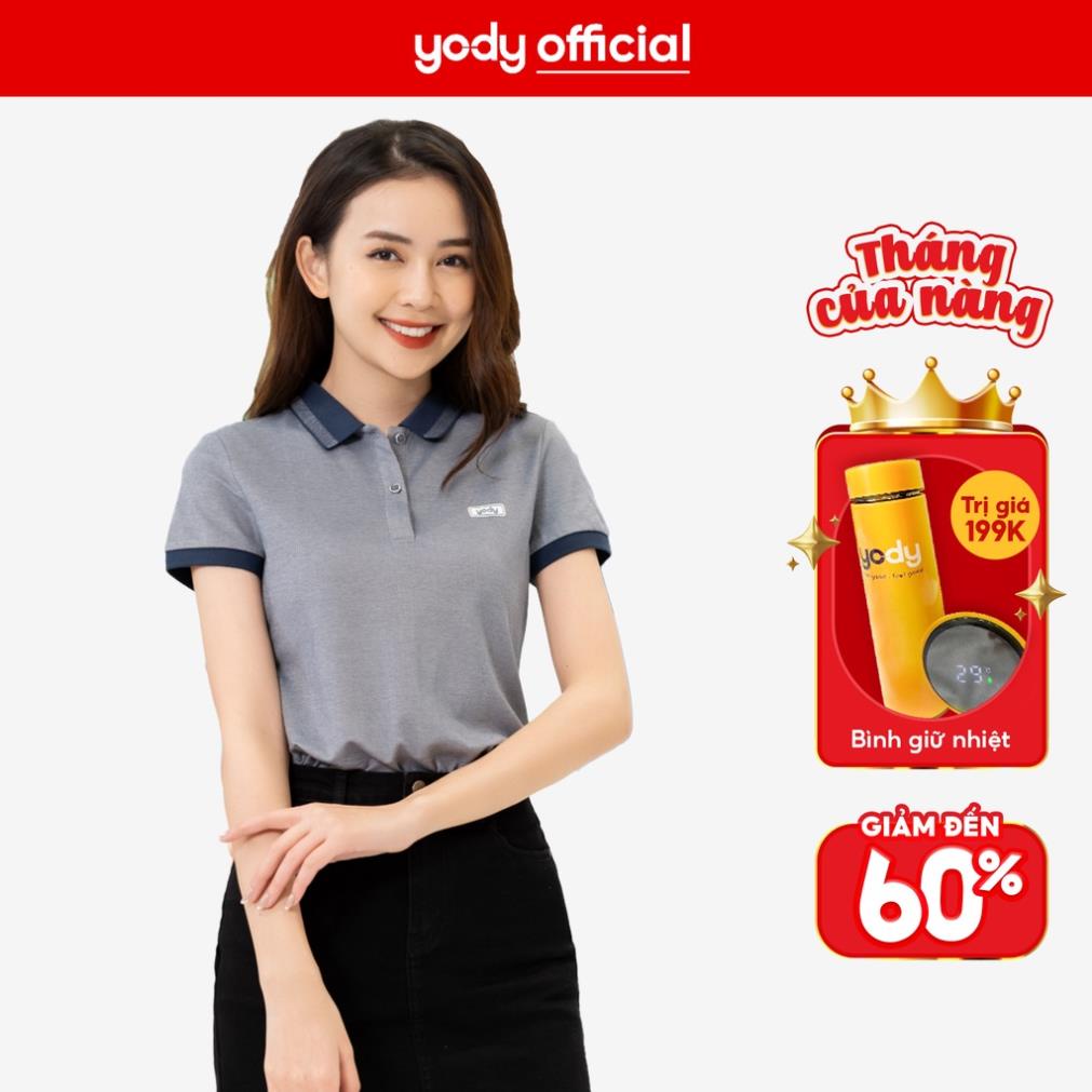 Áo Polo Nữ YODY cotton mắt chim, mềm mịn, chống bai xù, nhiều màu NMC3