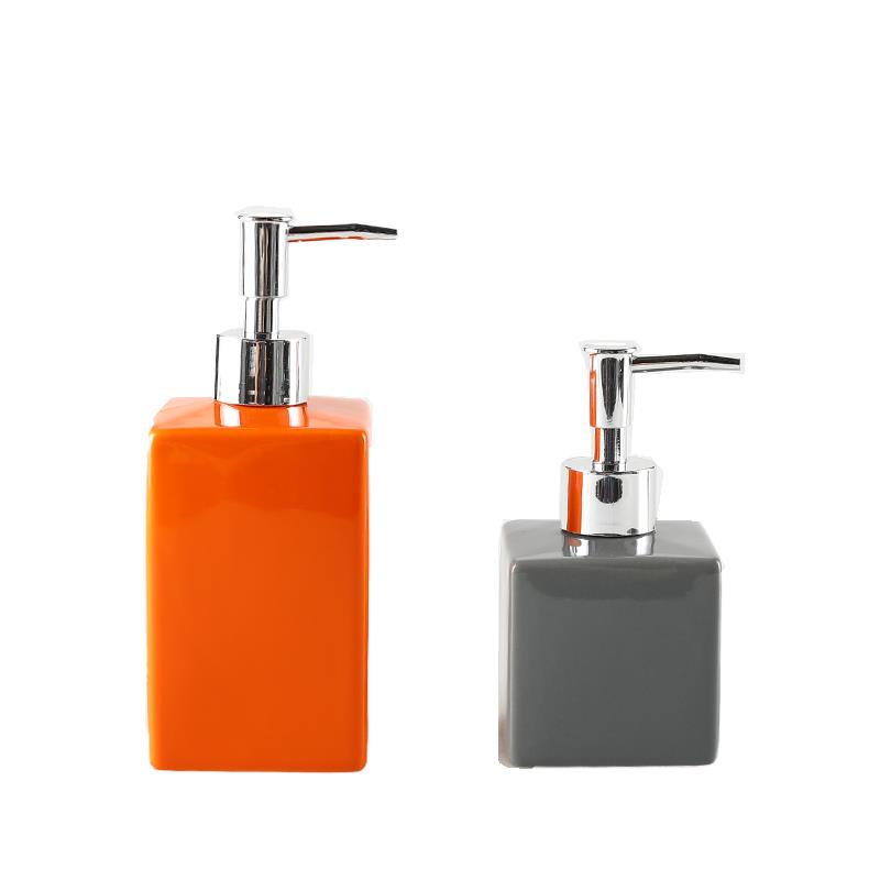 Bình Gốm Sứ Dạng Ấn Đựng Xà Phòng Rửa Tay Xà Phòng Màu macaron