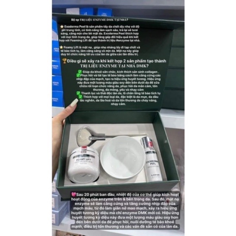 Set Tái tạo Dưỡng Phục Hồi Da Enzyme DMK