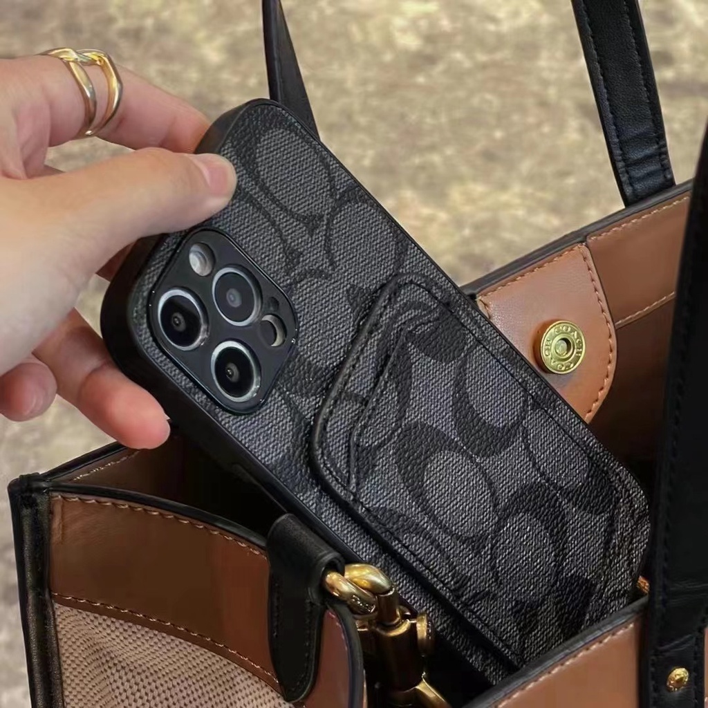 Bao Da Điện Thoại Cao Cấp Có Ngăn Đựng Thẻ Cho iphone 15 14 13 12 11 pro max xs 8 plus Ốp