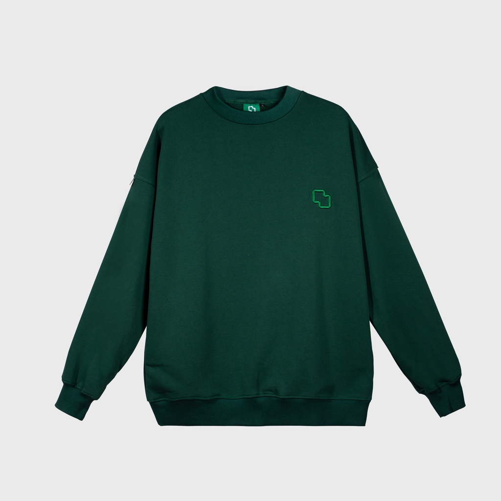 Áo Sweater Jspace "Green Logo"