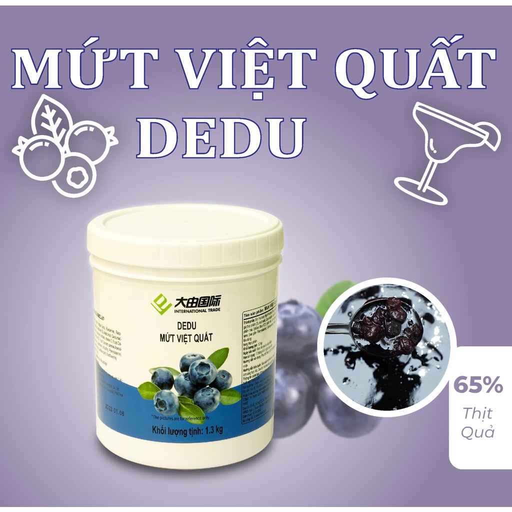 Mứt Việt Quất Dedu