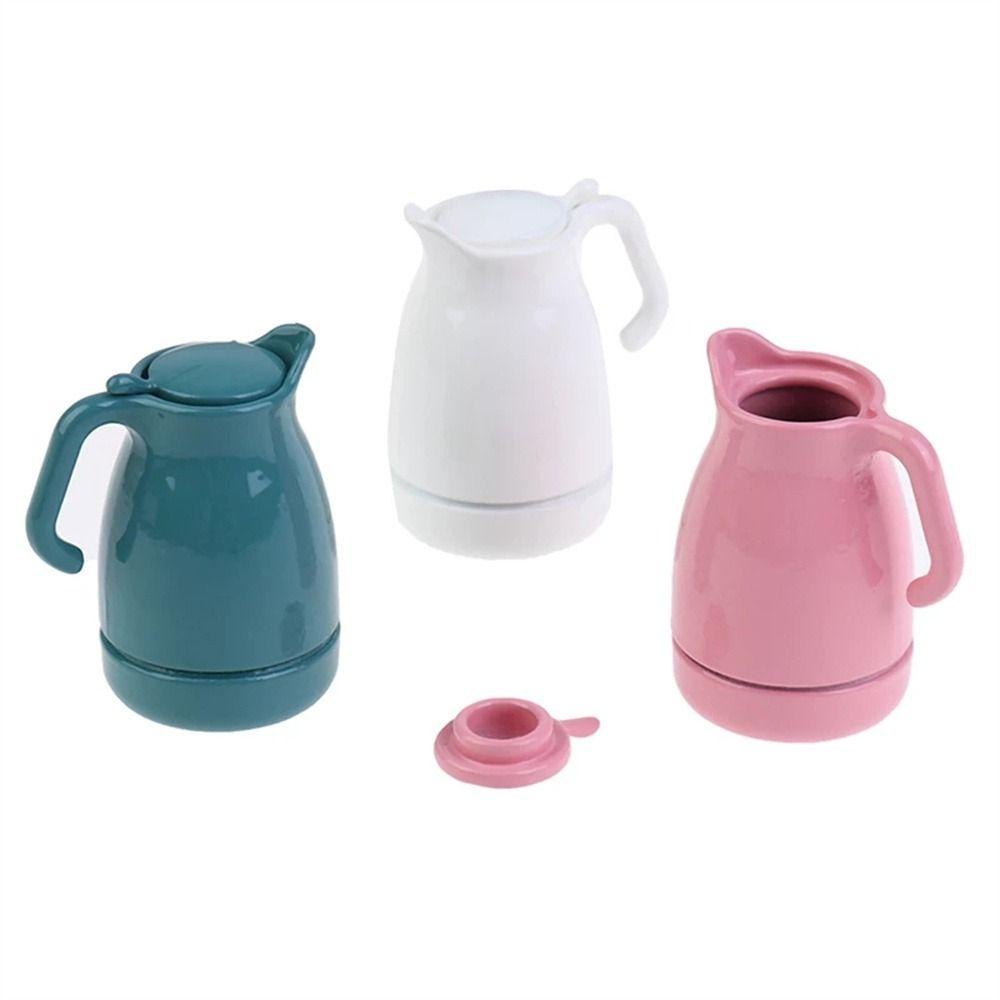 Mô Hình Ấm Nước Mini Bằng Hợp Kim Dùng Để Trang Trí Nhà Búp Bê REBUY1