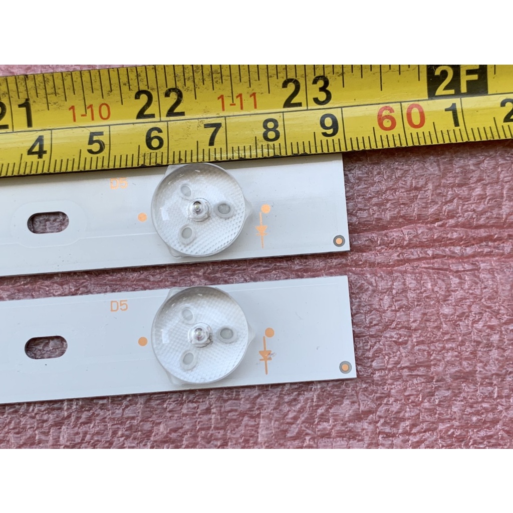 LED TIVI LG 32LF520A 32LF520D MỚI 100% BỘ 2 THANH MỖI THANH 5 BÓNG MỖI BÓNG 3V DÀI 58,8cm SV0320AK4-Rev09-5led-150310