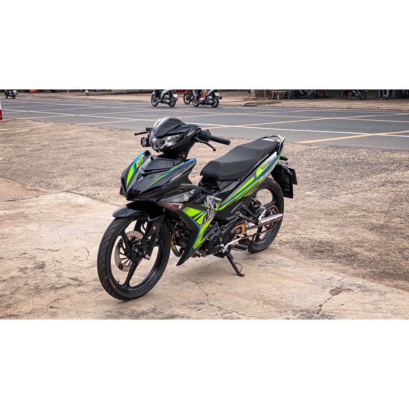 Tem Rời Exciter 150 mẫu MX King 2023 mới lạ siêu nét dán cho xe màu đen