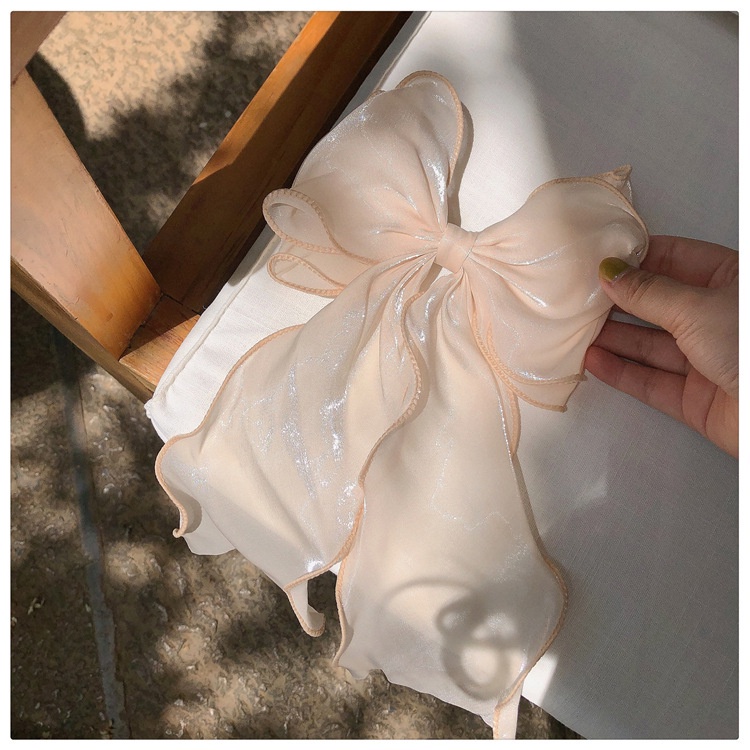 Kẹp Tóc Nơ Cài Tóc Lớn Lưới Phụ Kiện Thời Trang Cho Nữ AB114