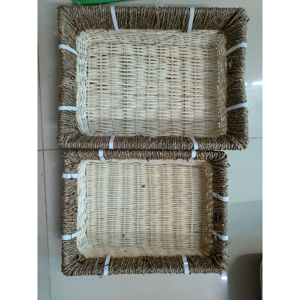 Khay mây gói quà cao cấp