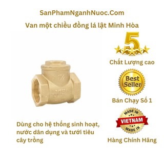 Van một chiều đông lá lật dn20 - 27mm - 3/4 inch minh hòa
