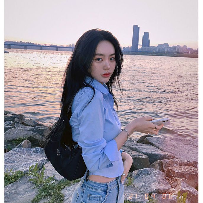 Áo Sơ Mi Ngắn Dài Tay Dáng Ôm Phong Cách Hàn Quốc Thời Trang Mới Dành Cho Nữ