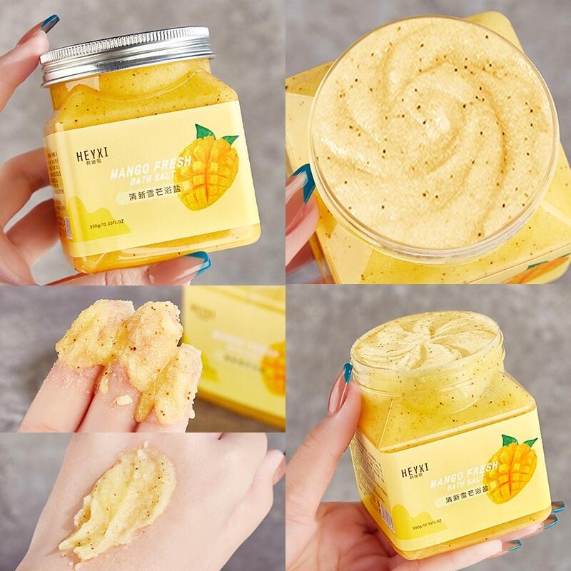 KemTẩy Tế Bào Chết Heyxi Chính Hãng Muối Tẩy Tế Bào Body Tấm Thị Loại Bỏ Sạch Chất Nhờn Giúp Da Trắng Sáng Tự Nhiên