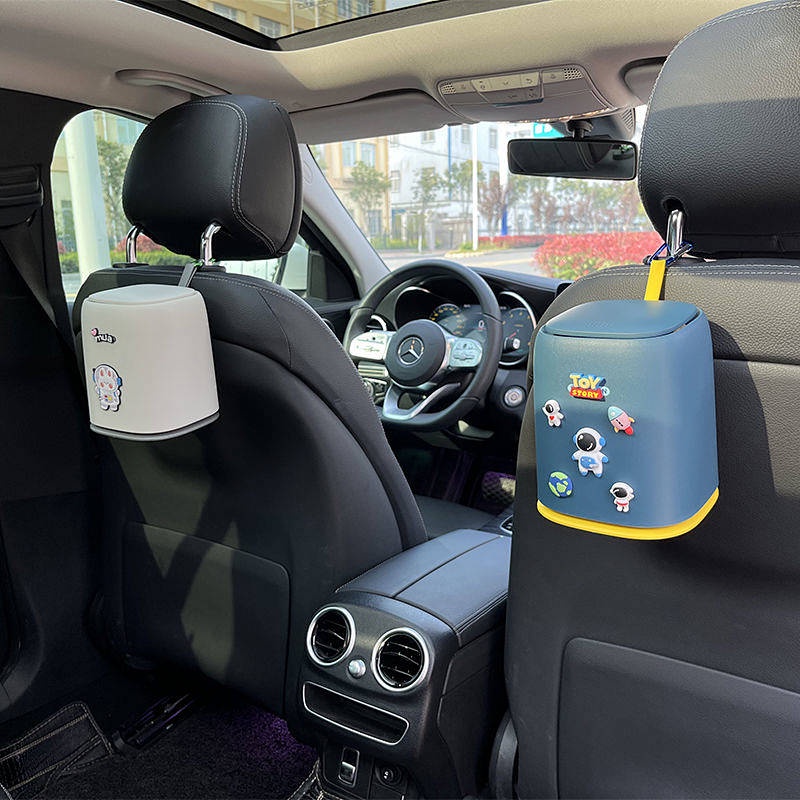 Thùng rác sáng tạo thiết kế dễ thương tiện dụng cho xe hơi 4c5X