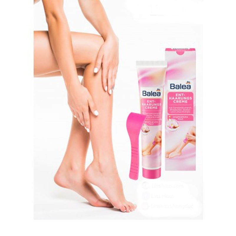 Kem tẩy lông Balea Kem tẩy lông body tay chân nách vùng bikini an toàn dịu nhẹ cho da hàng Nội địa Đức 125ml