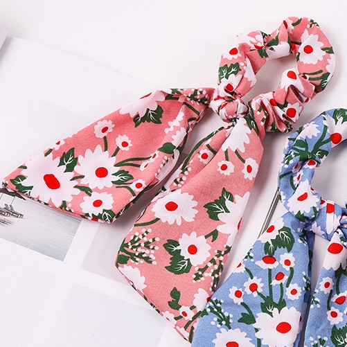 Dây Buộc Tóc Đuôi Ngựa Hình Hoa Cúc Dễ Thương