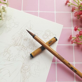 Thuần Lang Tiểu Giai - Bút lông vẽ màu nước thủy mặc, cọ thư pháp lông thú - Thiên Thiên Luyện