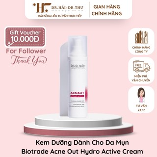 👩🏻‍⚕️ kem dưỡng dành cho da mụn - biotrade acne out hydro active cream