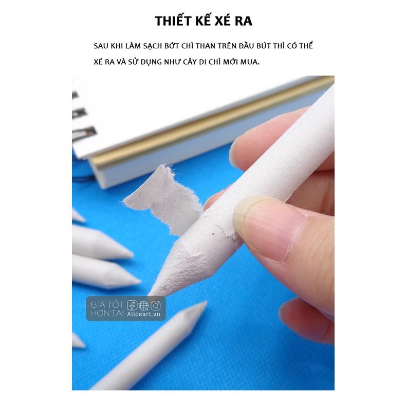 Bộ di chì vẽ truyền thần KUELOX  giúp tán, làm mịn màu, phấn, than -