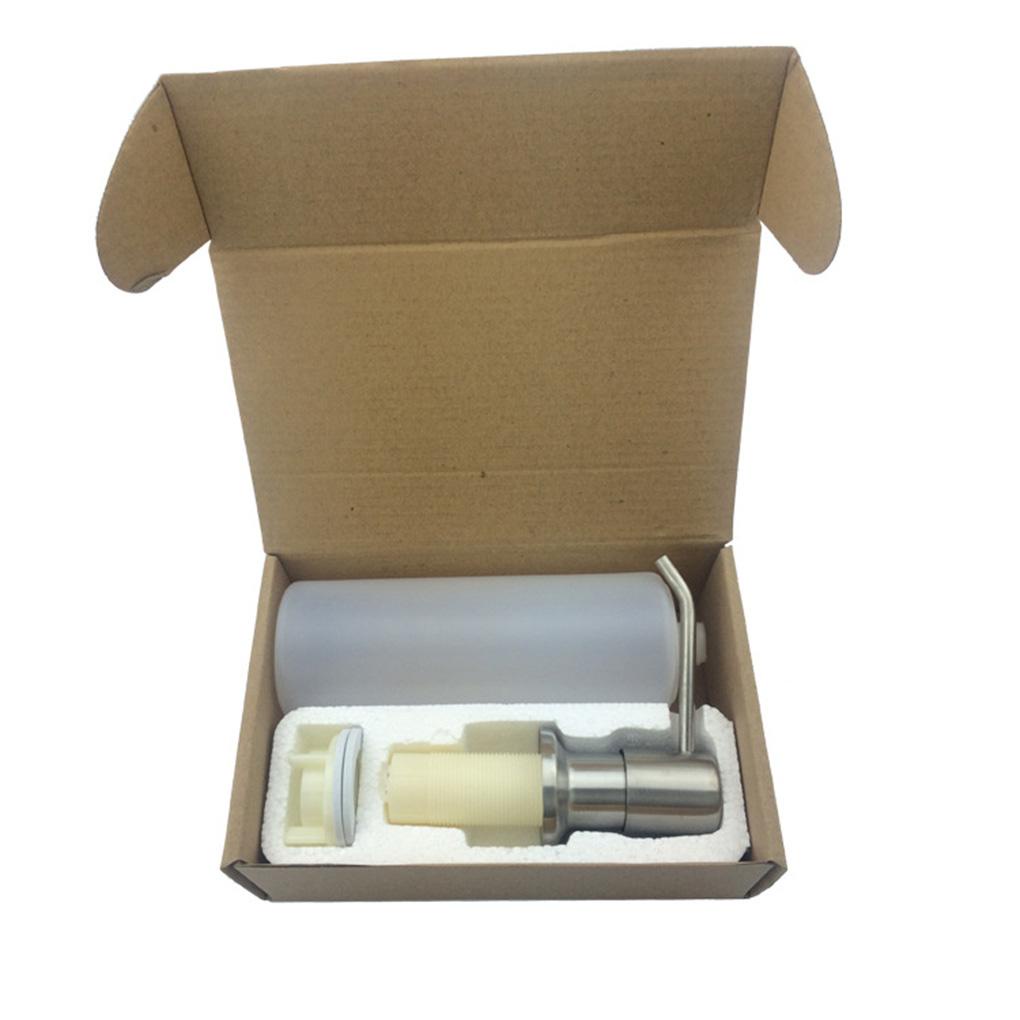 Bình Nhựa Đựng Xà Phòng Dạng Lỏng 300ml Có Vòi Nhấn Gắn Bồn Rửa Nhà Bếp /