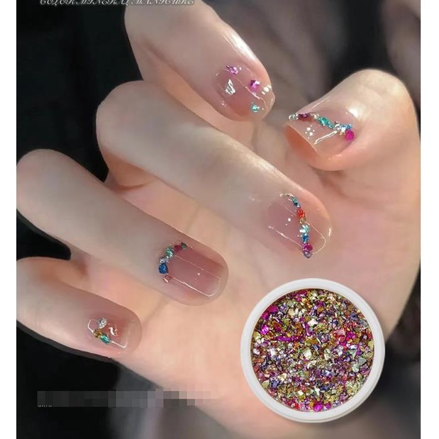 hũ trang trí nail mã mới