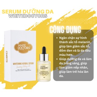 Serum dưỡng da ban đêm White Doctors Whitening Herbal Serum 30g
