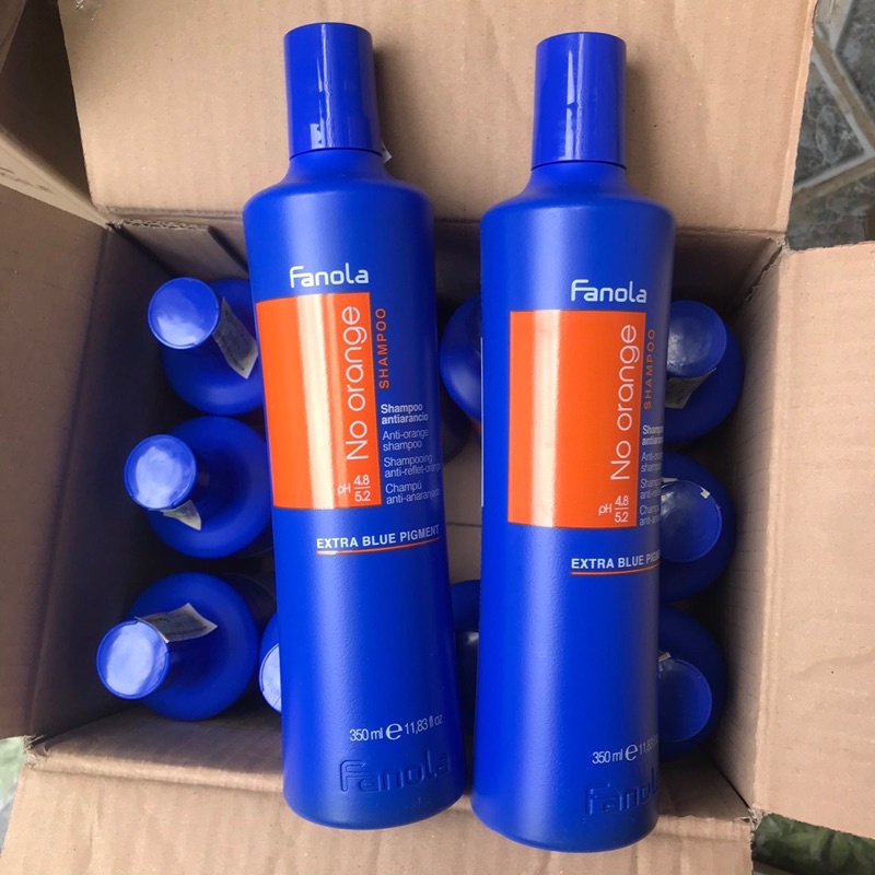 DẦU GỘI XANH KHỬ ÁNH CAM FANOLA NO ORANGE SHAMPOO 350ml