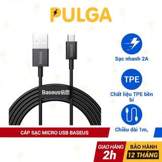Cáp sạc micro usb sạc nhanh 2a baseus cho điện thoại android samsung / oppo / huawei / xiaomi / vivo / realme