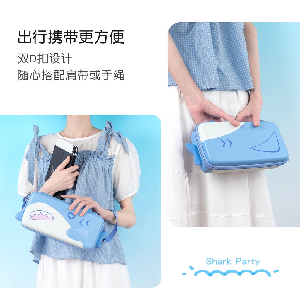 Túi Đựng Máy Chơi Game Nintendo Switch Và Switch OLED Hình Cá Mập