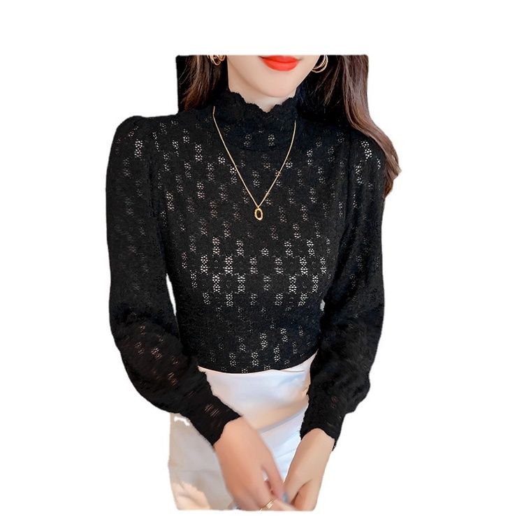 Áo Sơ Mi Chiffon Cổ Đứng Tay Dài In Họa Tiết Hoa Nhí Xinh Xắn Thời Trang Thu Đông 2022 24 Giờ