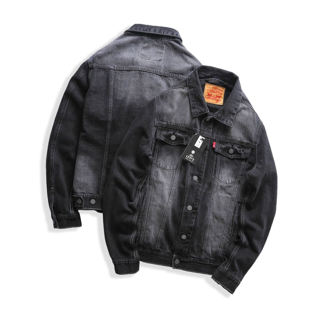 Áo khoác nam jean LEVIS,Áo khoác nam tay dài cổ sơ mi 2 túi dòng cao cấp,chát jean đẹp lót bên trong LẠ MenStore
