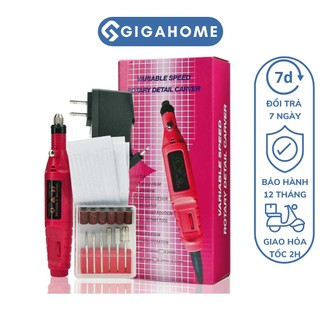 Máy Mài Mini Cầm Tay GIGAHOME Điêu Khắc Vỏ Trứng, Kim Loại, Thủy Tinh 5897