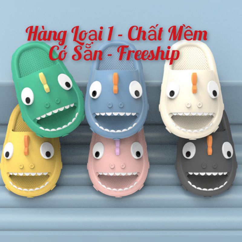 Dép cá mập baby shark, dép cho bé trai bé gái 2