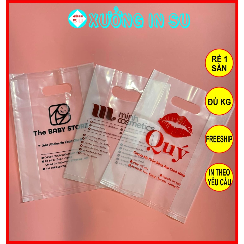 [1 Kg] Túi Nilon Hột Xoài PE Dạng Trong Suốt