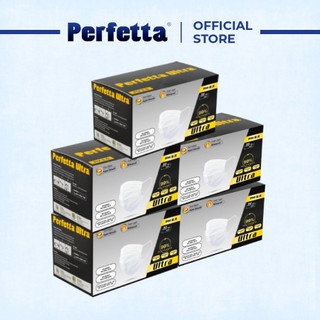 Combo 5 KTYT Perfetta Ultra [khẩu trang y tế cao cấp kháng khuẩn 4 lớp]( 35 cái / hộp)