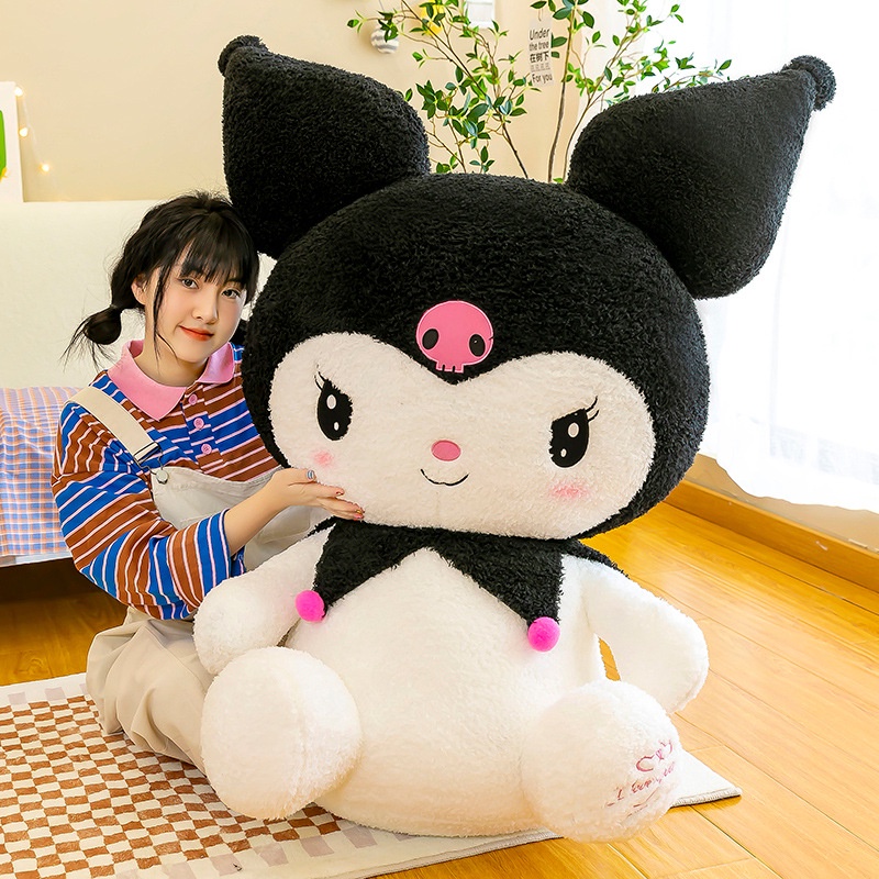 SANRIO Thú Nhồi Bông Hình Kuromi Phong Cách Lolita Dễ Thương