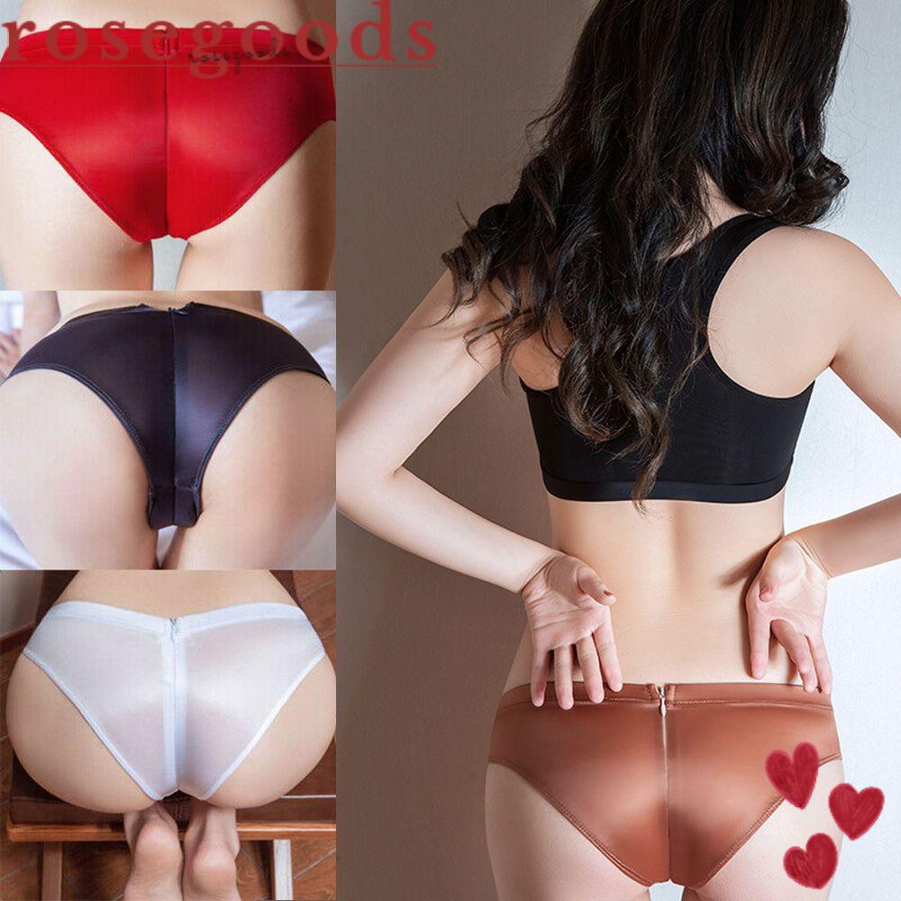 Quần Lót Lưng Vừa Siêu Mỏng Sáng Bóng Thời Trang Cho Nữ