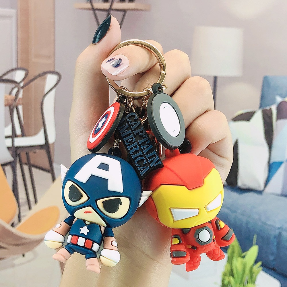 Móc khóa avenger siêu anh hùng marvel nhân vật hoạt hình