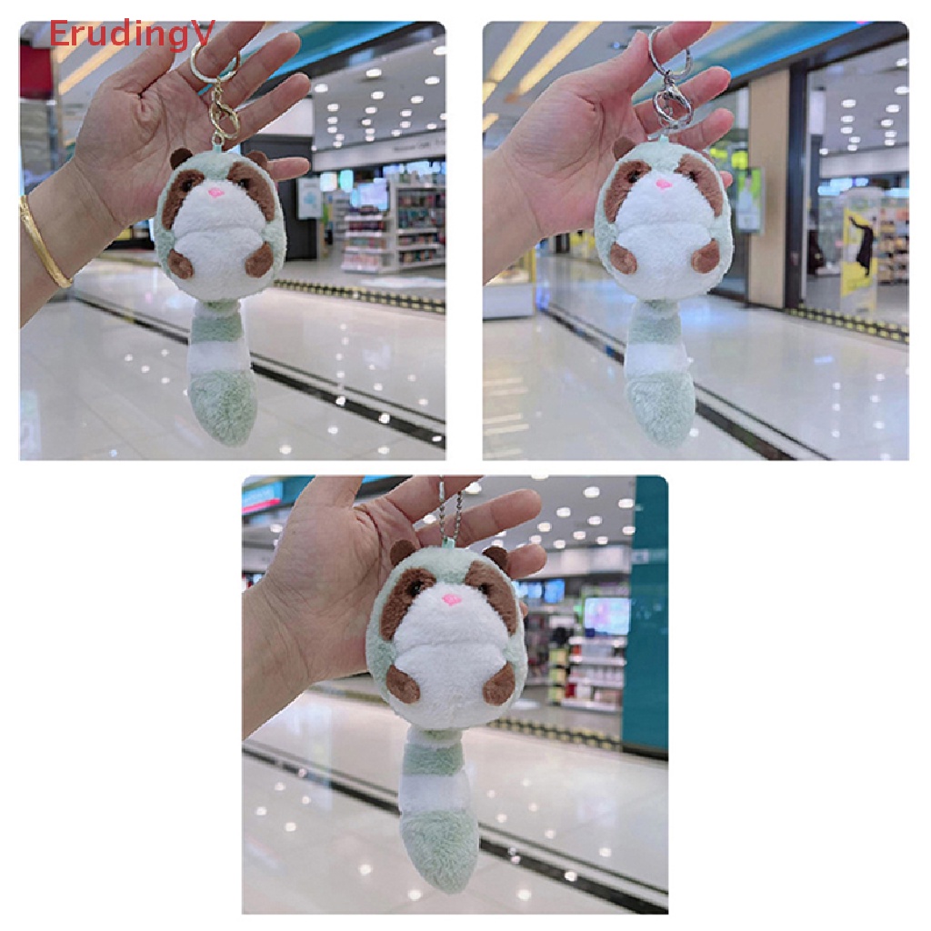 [ErudingV] Móc Khóa Búp Bê Nhồi Bông Gấu Mèo Odd-Tailed Nhỏ Nhắn [Mới]