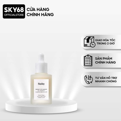 Tinh Chất Dưỡng Ẩm, Chống Lão Hoá Chiết Xuất Xương Rồng Huxley Secret Of Sahara Oil Essence: Essence-Like, Oil-Like 30ml