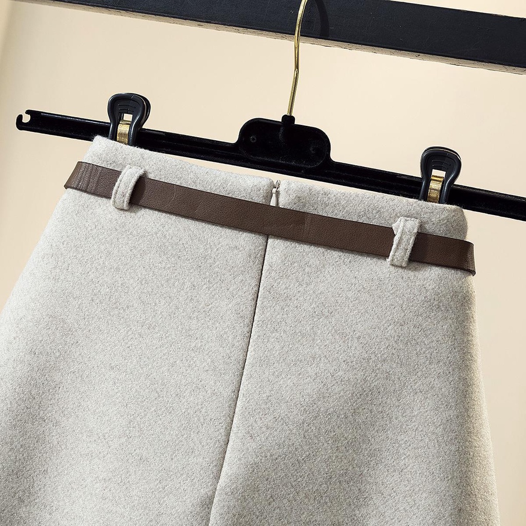 Chân Váy Len Chữ A Lưng Cao Thời Trang Thu Đông 2022 Mới