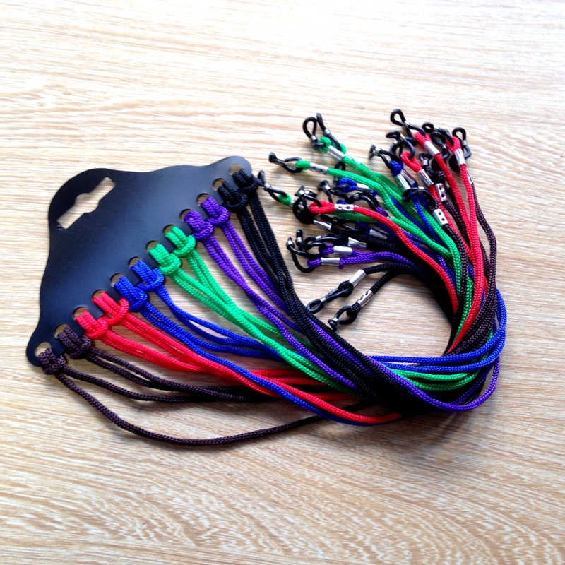 Set 12 Dây Đeo Mắt Kính Bằng Nylon Nhiều Màu Sắc