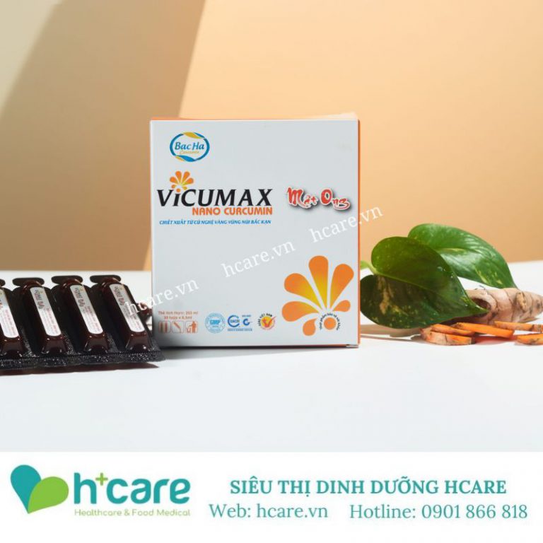 Vicumax Nano Curcumin mật ong 8,5ml – Hỗ trợ hệ tiêu hóa, tăng cường sức khỏe
