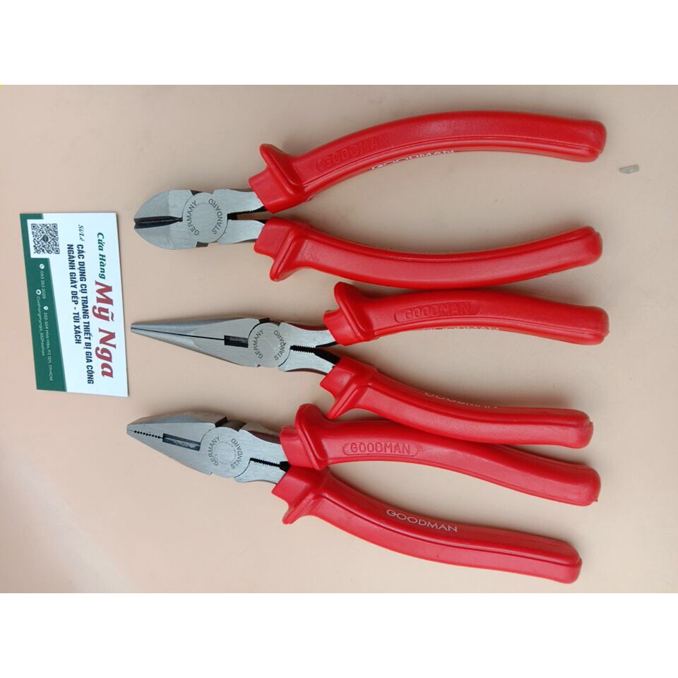 Kìm bằng - kìm cắt - kìm nhọn GOODMAN 8inch