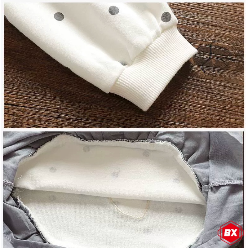 Đầm Sweater Tay Dài Phong Cách Công Chúa Thời Trang Mùa Thu Mới Cho Bé Gái