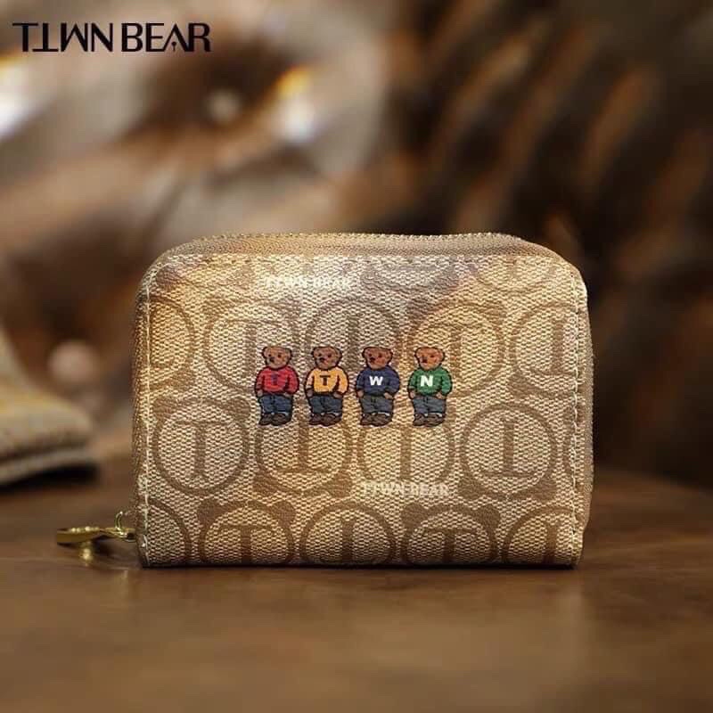 Ví Nữ Hình Gấu Pooh Times 2022 Dễ Thương,ví gấu twin bear sll 12,x