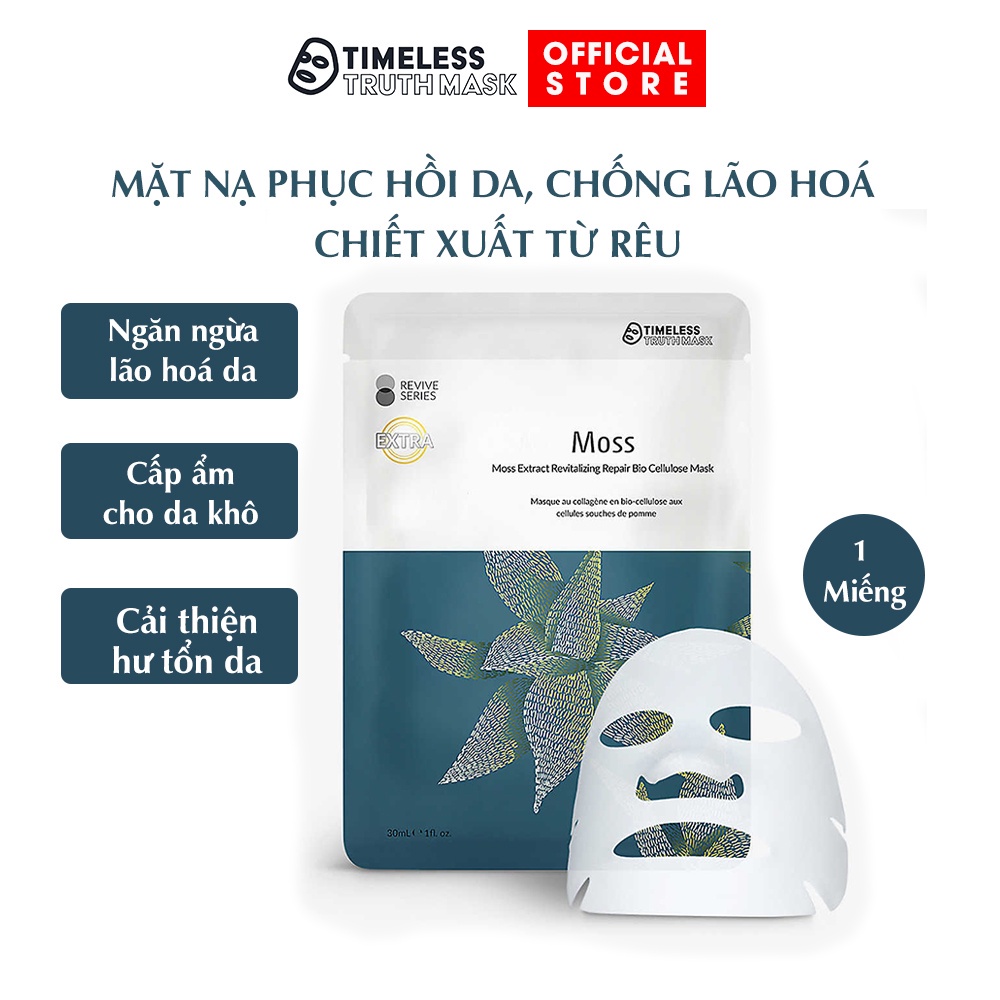 Mặt nạ phục hồi da, chống lão hoá chiết xuất từ Rêu Timeless Truth Mask - Moss Extract (30ml/miếng)